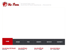 Tablet Screenshot of mrpizza.rs