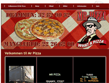 Tablet Screenshot of mrpizza.no